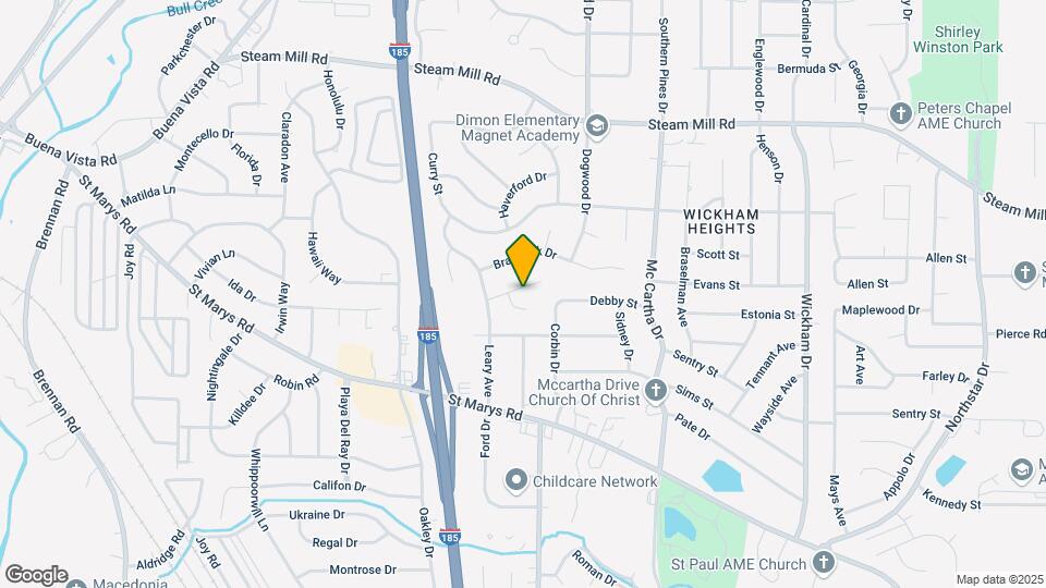 4124 Montclair Dr Map and Location Details