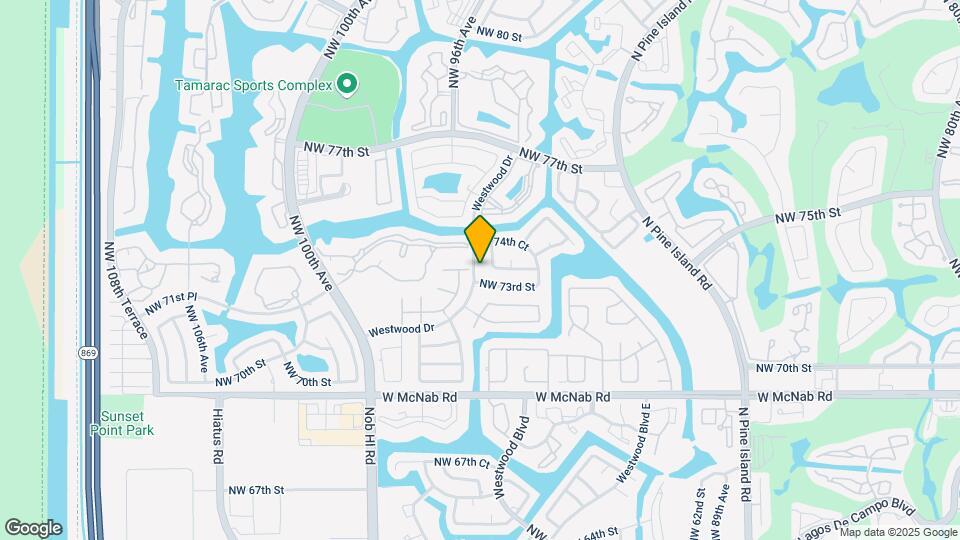 7304 Westwood Dr Map and Location Details