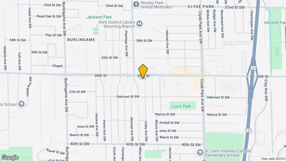3607 Colby Ave SW-Unit -Apt 1 Map and Location Details