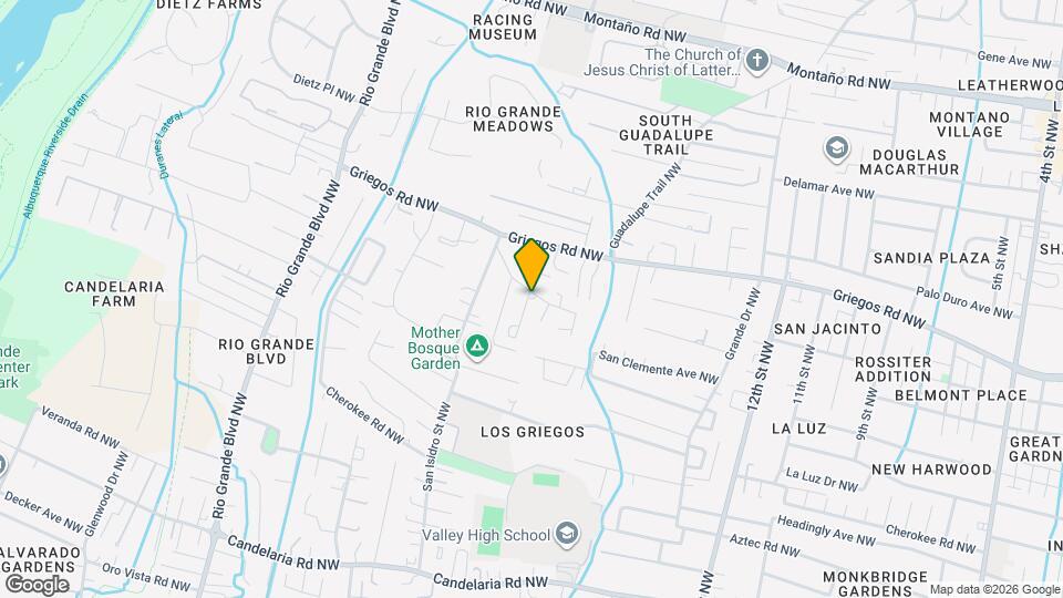 1720 Avenida Cristo Rey NW Map and Location Details