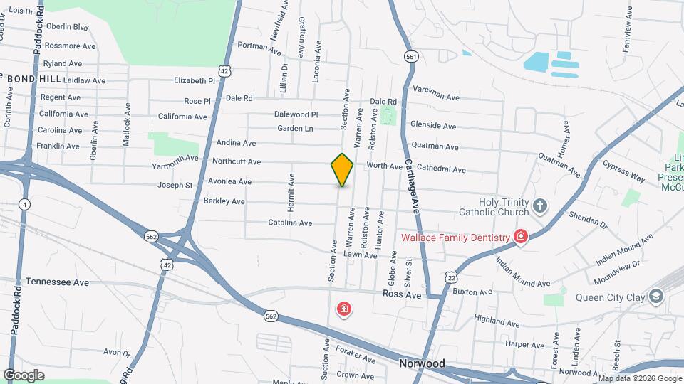 5314 Section Ave Map and Location Details