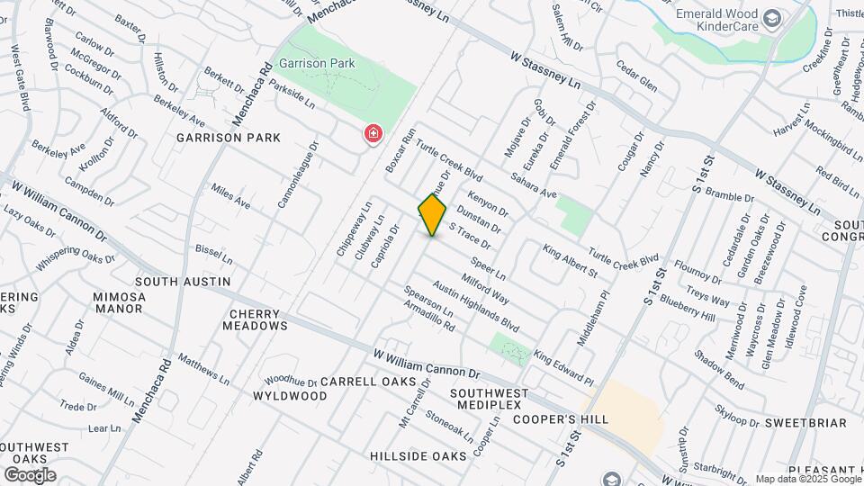 1215 Speer Ln Map and Location Details