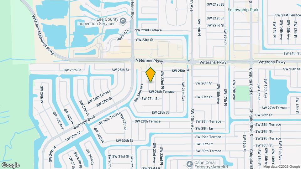 2529 SW 23rd Pl Map and Location Details