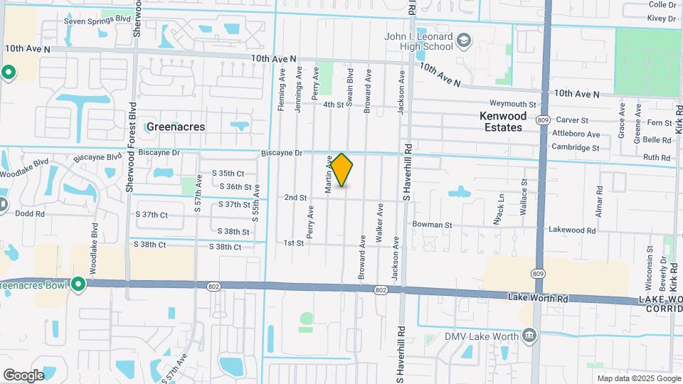 309 Swain Blvd Map and Location Details