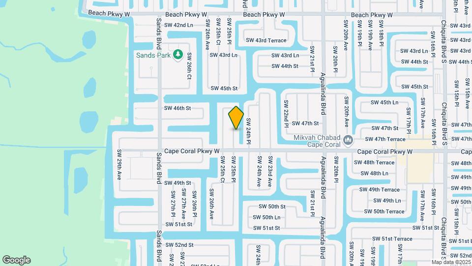 4709 SW 25th Pl Map and Location Details