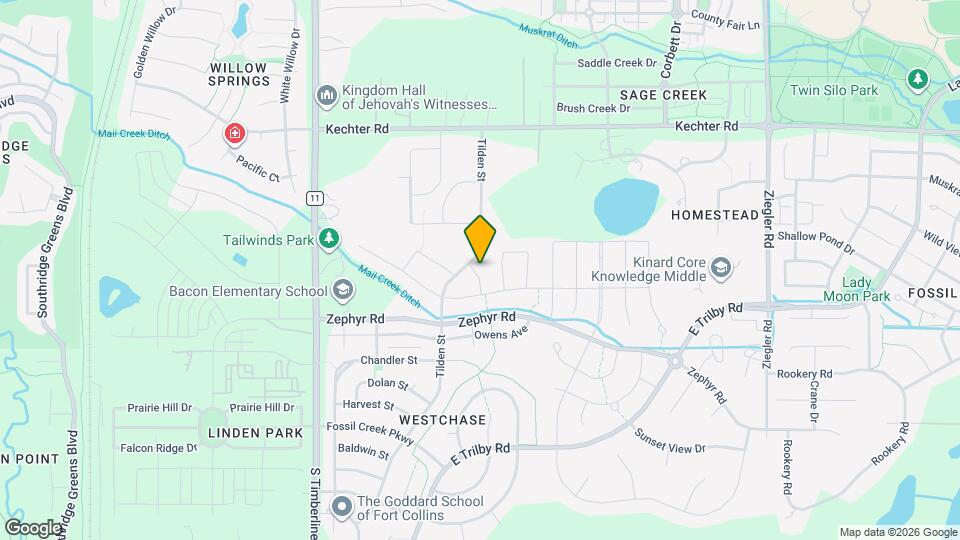 5908 Piney Creek Dr Map and Location Details