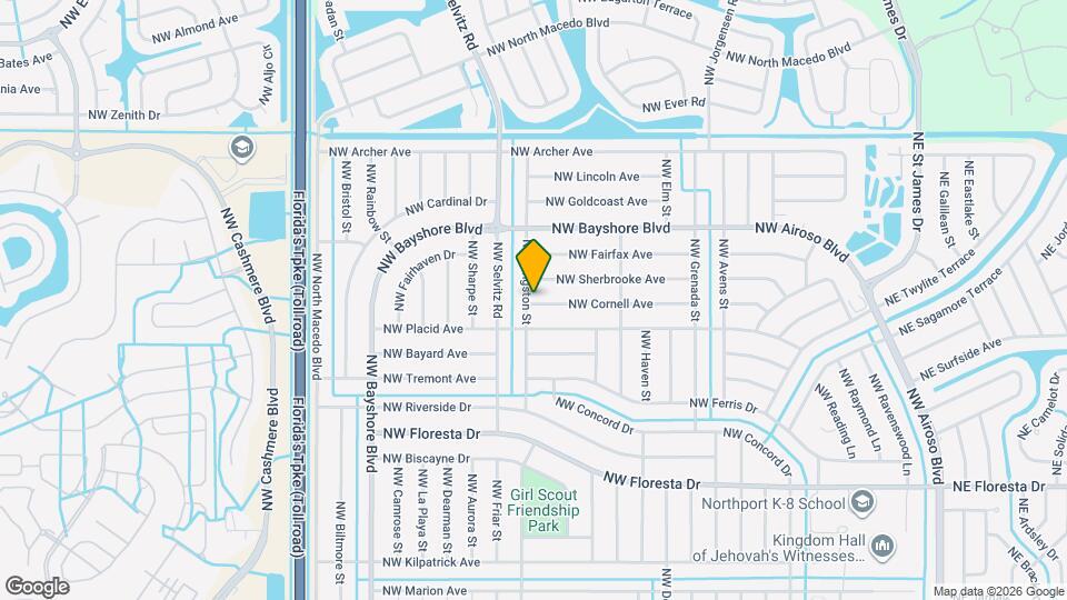 601 NW Kingston St Map and Location Details