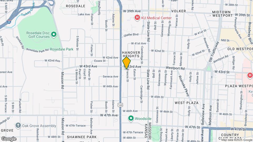 4308 Francis St Map and Location Details