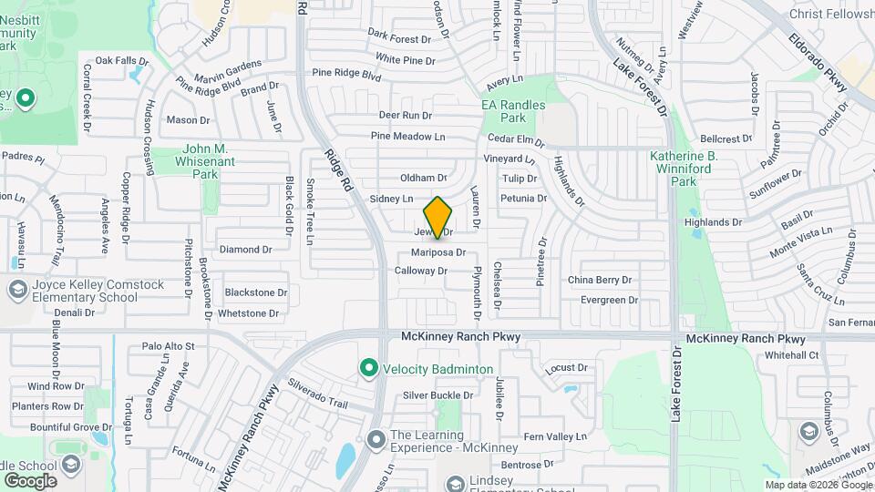 5804 Mariposa Dr Map and Location Details