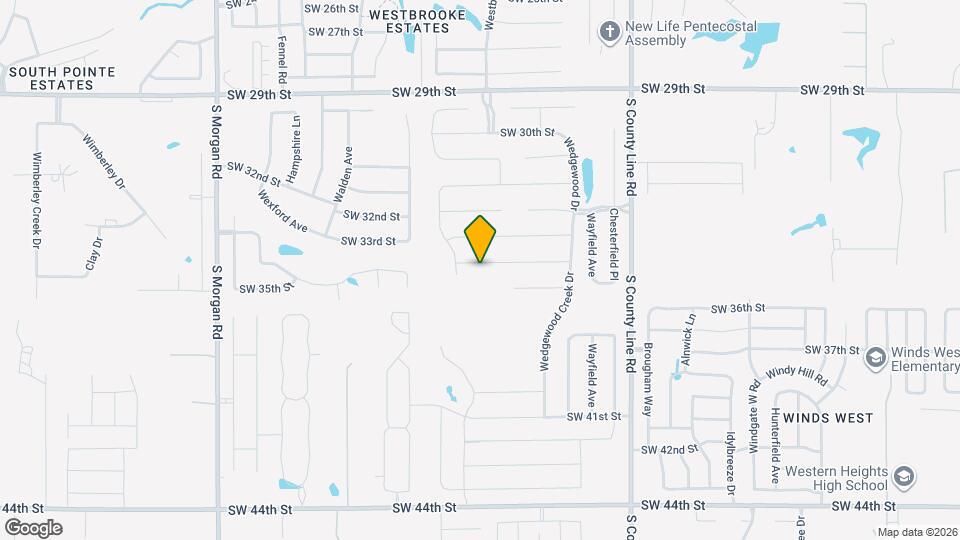 9308 SW 35th St Map and Location Details