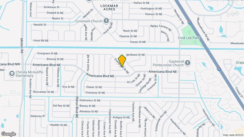 697 Castaways St NE Map and Location Details