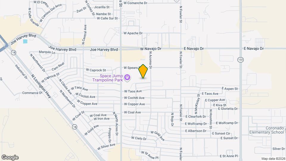 500 W Kiowa Ave Map and Location Details