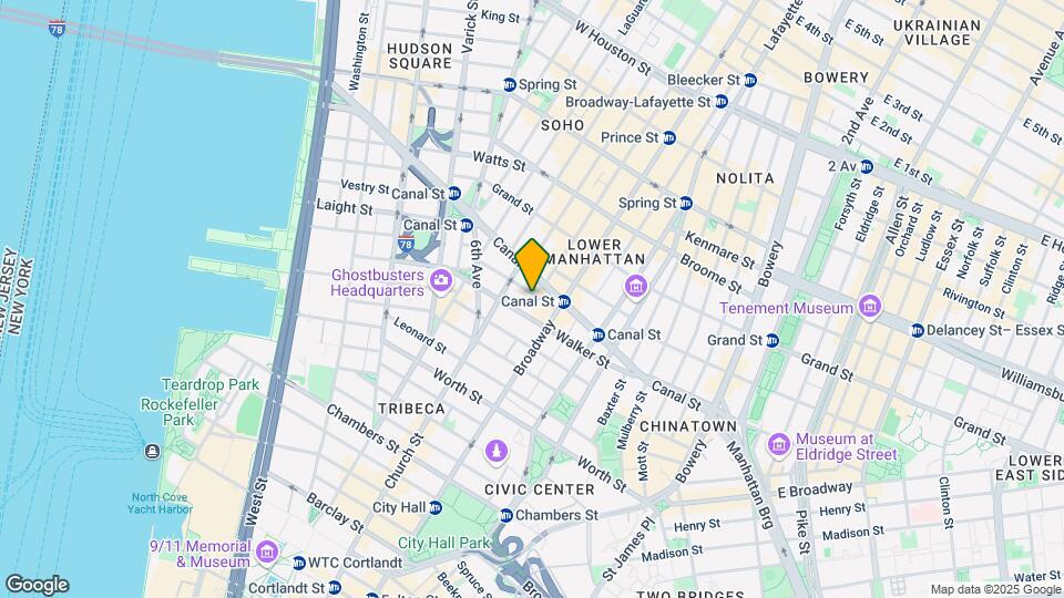 52 Lispenard St Map and Location Details