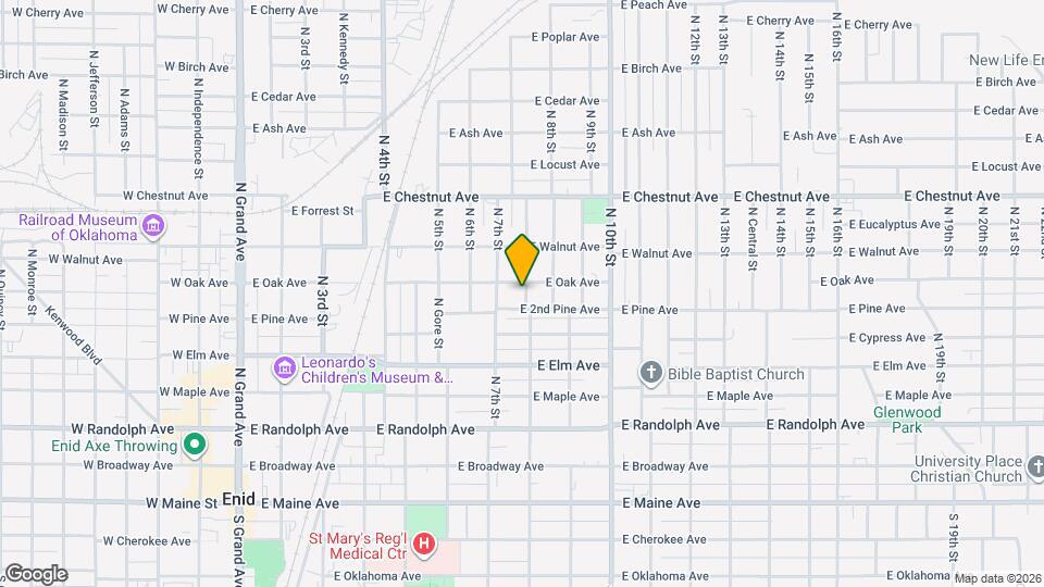 566 N Malone St Mapa y Detalles de la Ubicación