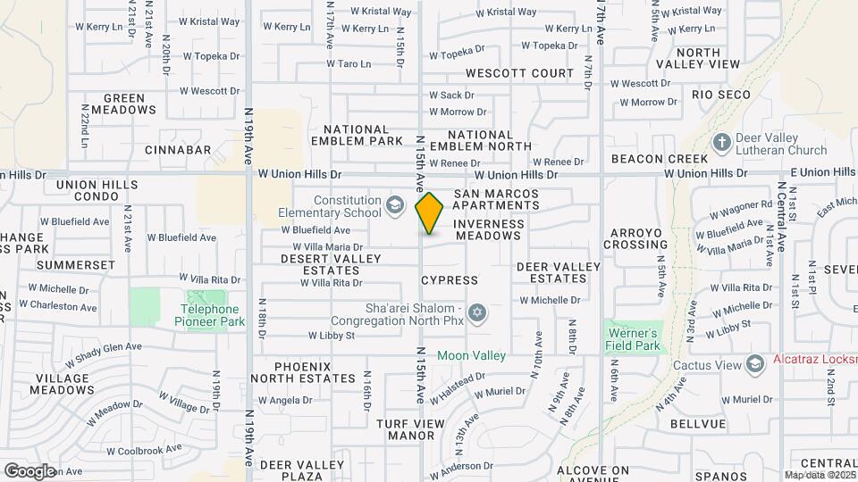 1414 W Villa Maria Dr Map and Location Details