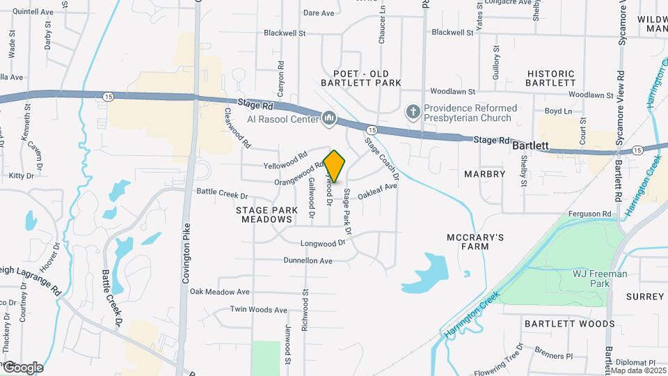 2814 Baywood Dr Map and Location Details