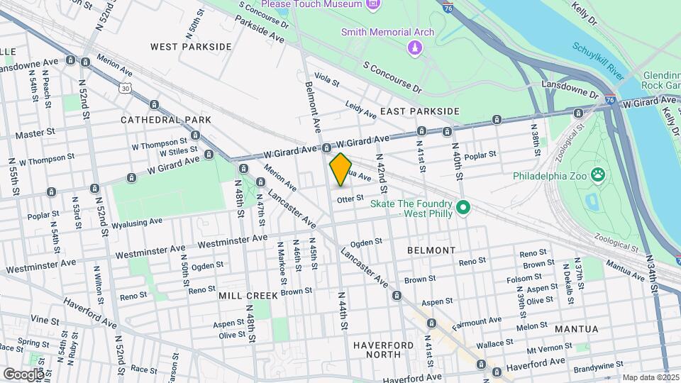 4320 Wyalusing Ave Map and Location Details