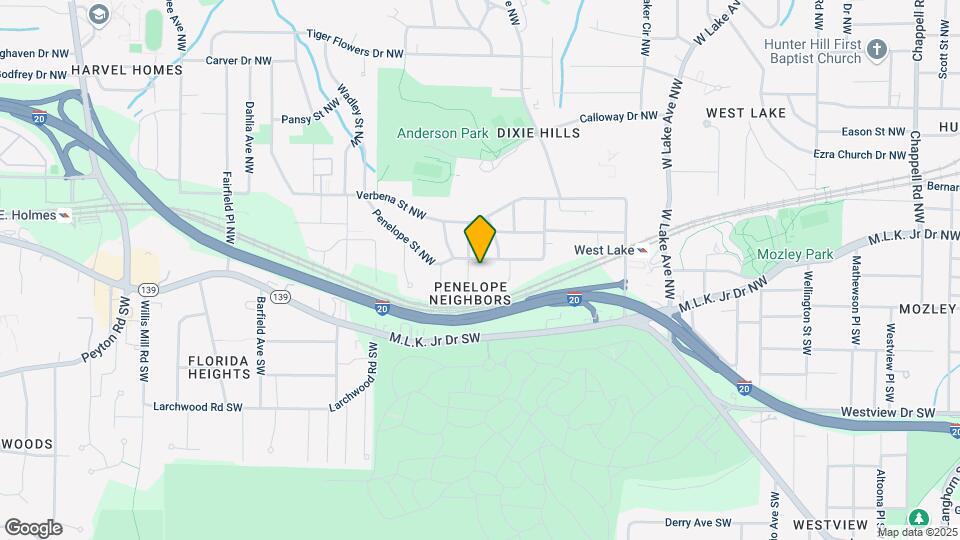 2040 Penelope St NW Map and Location Details