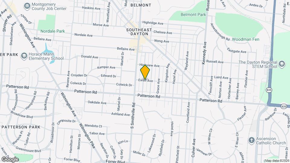 2902 Whittier Ave Mapa y Detalles de la Ubicación