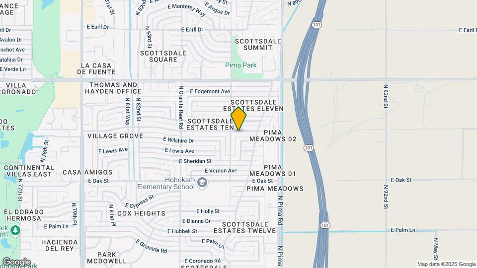 8613 E Virginia Ave Map and Location Details