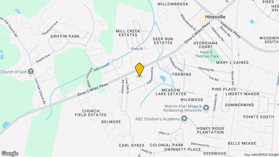 908 W Pine St Map and Location Details