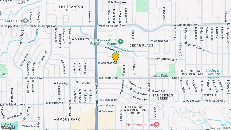7220 W Arkansas Ave Map and Location Details