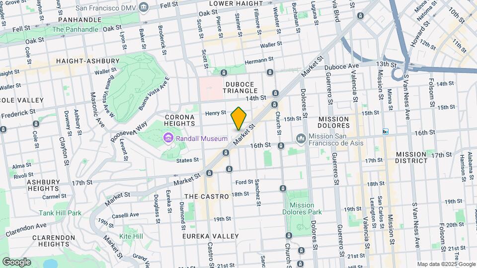 2256-2258 Market St Map and Location Details