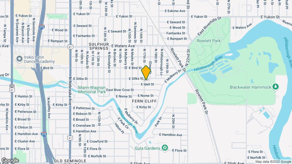 1700 E Idell St Map and Location Details