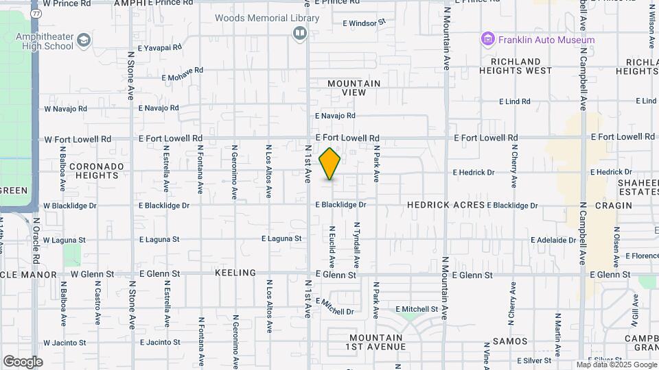 3041 N Euclid Ave Map and Location Details
