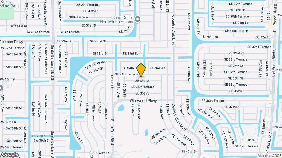 605 SE 35th St Map and Location Details