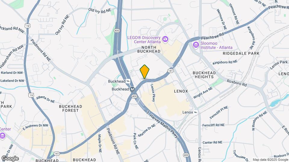 3376 Peachtree St NE Map and Location Details