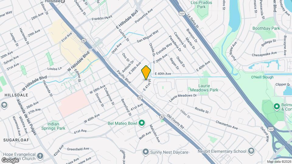 52 E 40th Ave Mapa y Detalles de la Ubicación