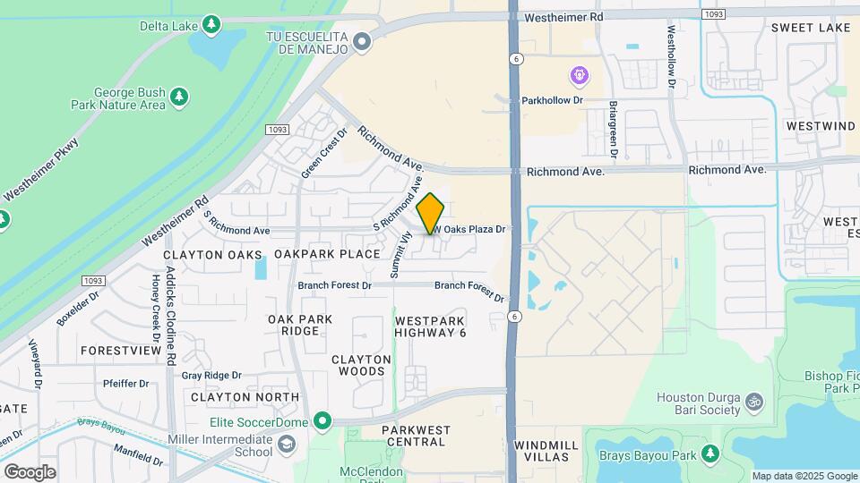 14723 W Oaks Plaza Dr Mapa y Detalles de la Ubicación