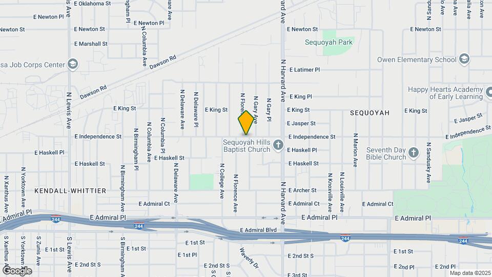 750 N Florence Pl Map and Location Details