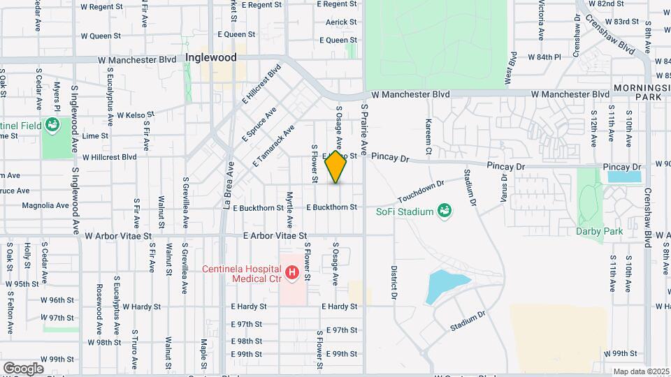701 S Osage Ave Map and Location Details