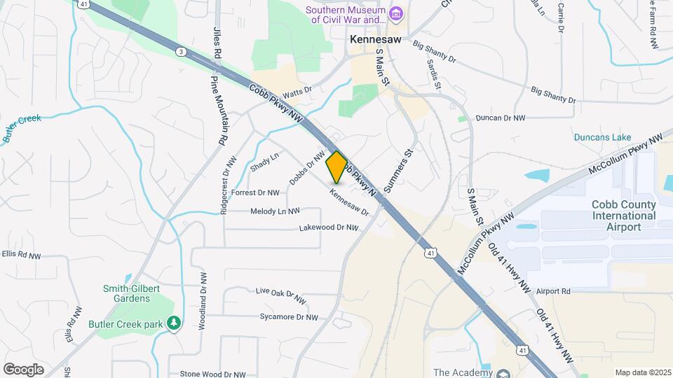 1992 Kennesaw Dr NW Map and Location Details