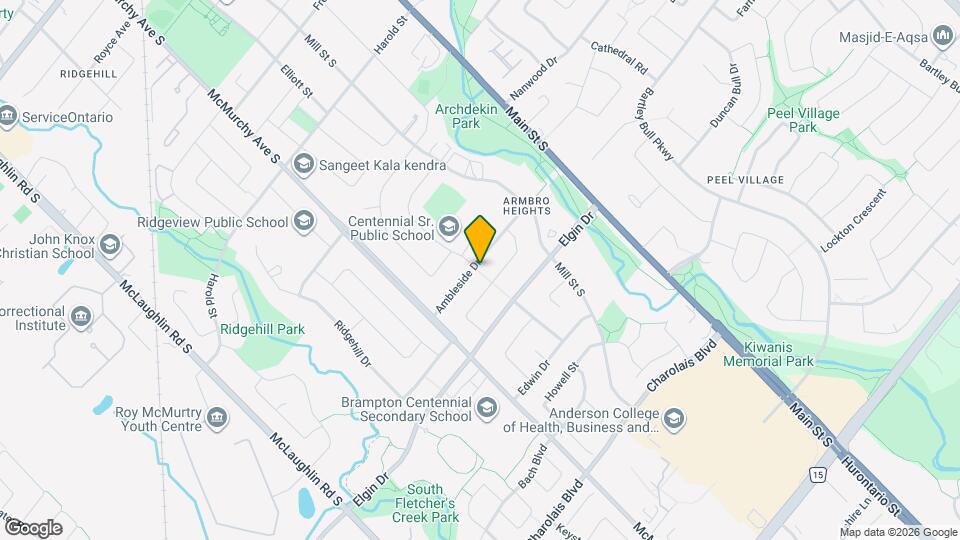 76 Ambleside Dr Map and Location Details