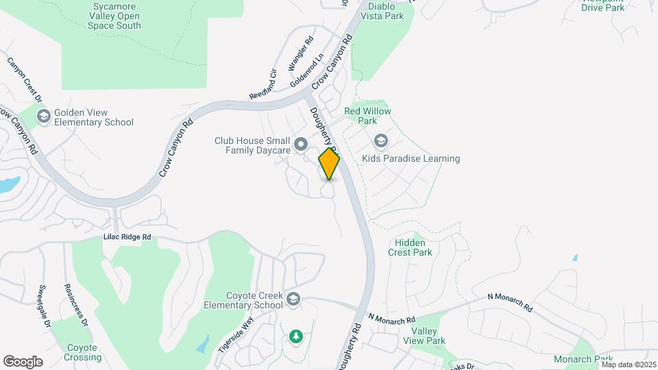 473 S Clovercrest Ln Map and Location Details