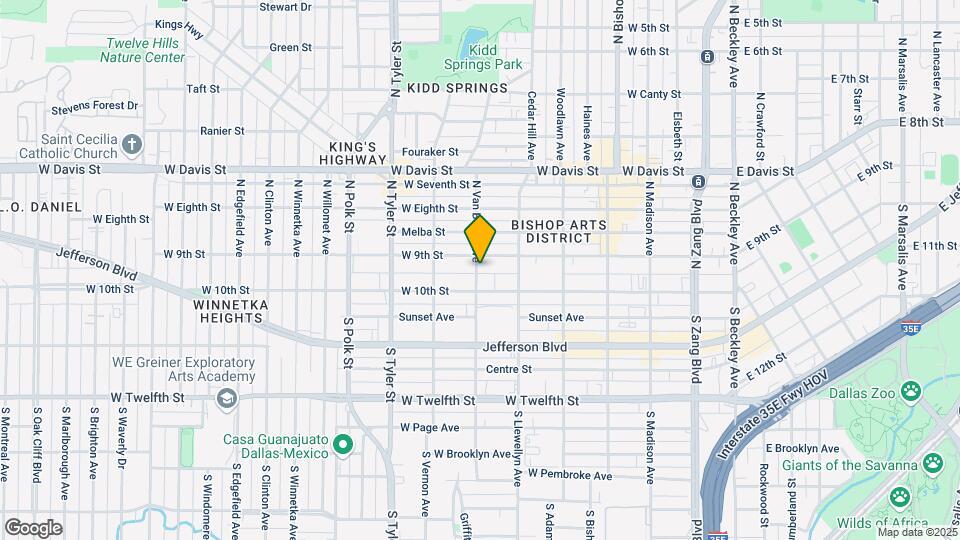118 N Van Buren Ave Map and Location Details