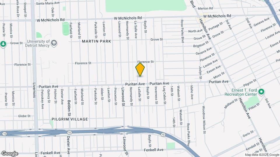 16134 La Salle Ave Map and Location Details