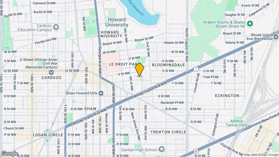 301 T St NW Map and Location Details