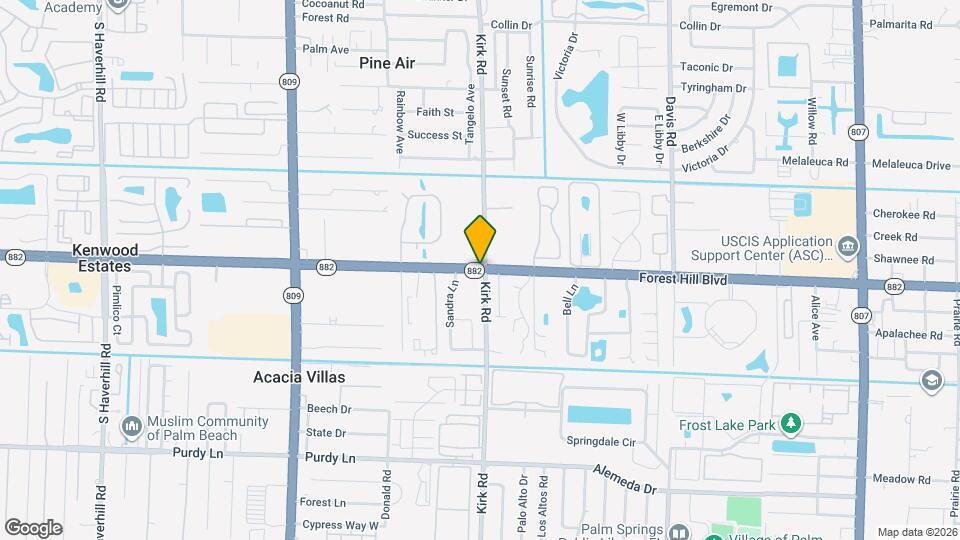 Woodhaven Villa Apartments Map and Location Details