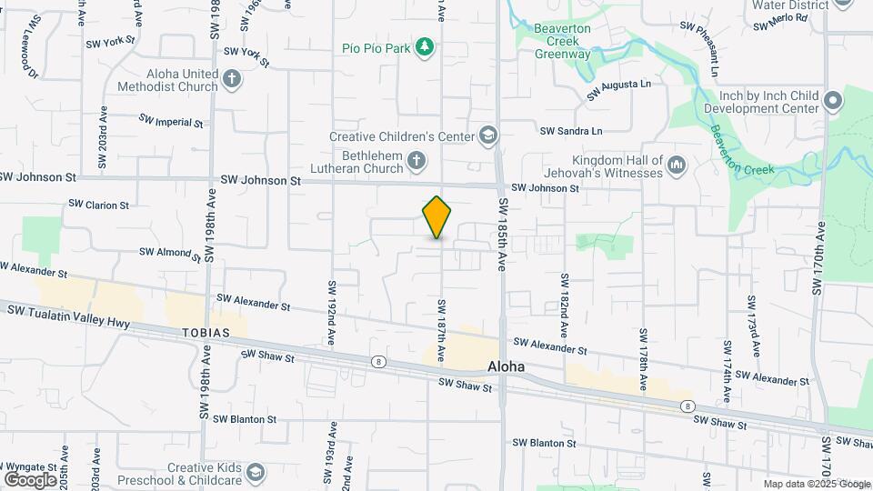 2945 SW 187th Ave Map and Location Details