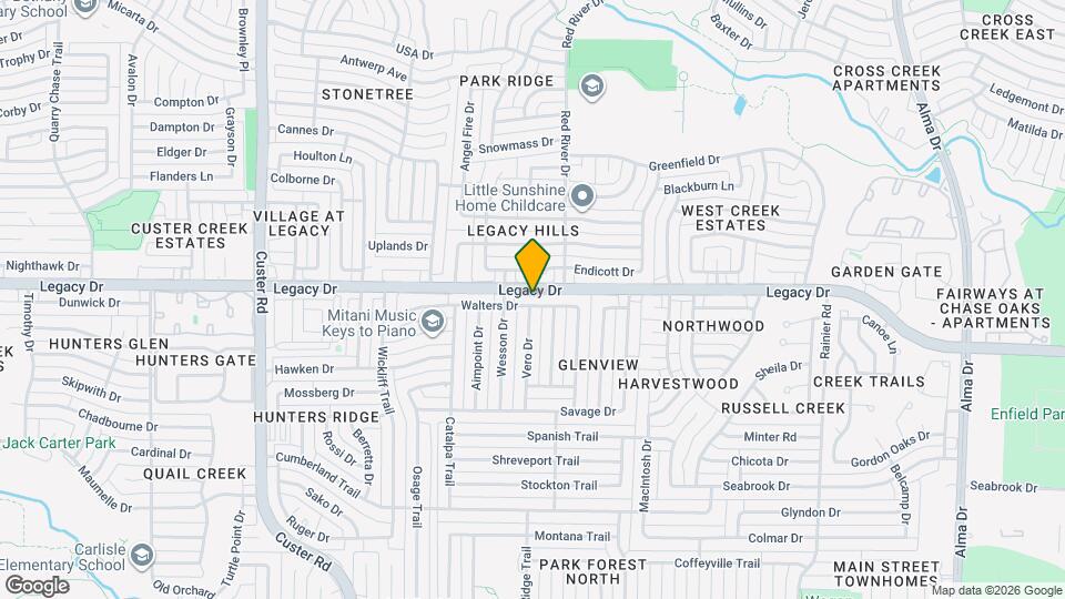 1713 Walters Dr Map and Location Details