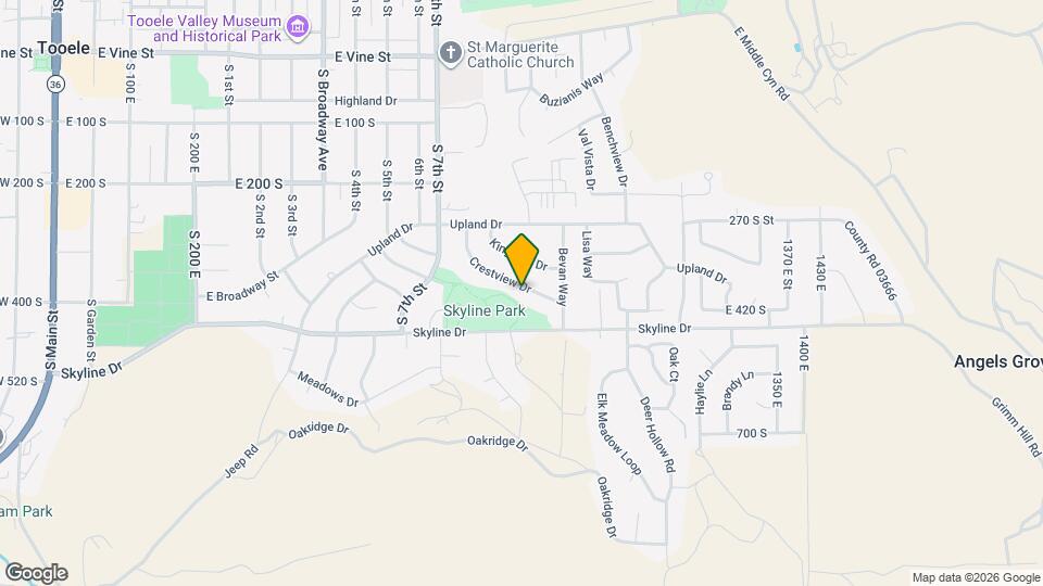 688 Crestview Dr Map and Location Details
