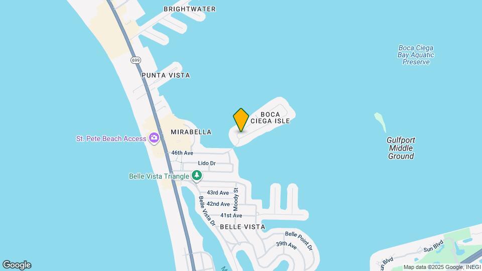 515 Boca Ciega Isle Dr Map and Location Details