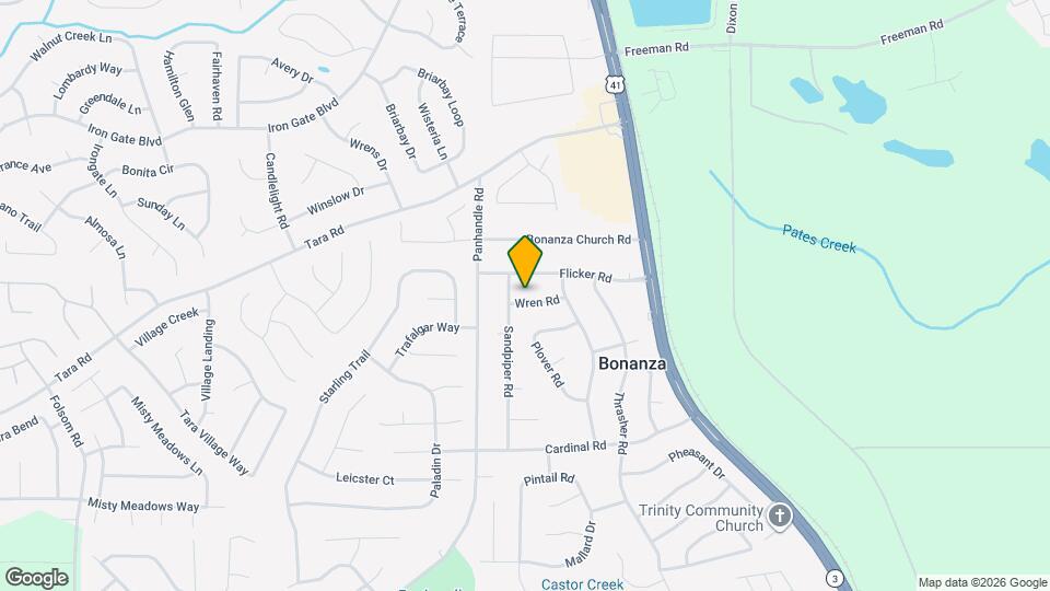 1556 Wren Rd Map and Location Details