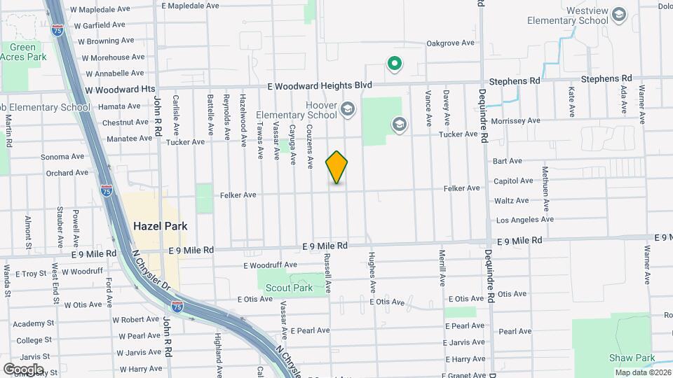 23304 Harding Ave Map and Location Details