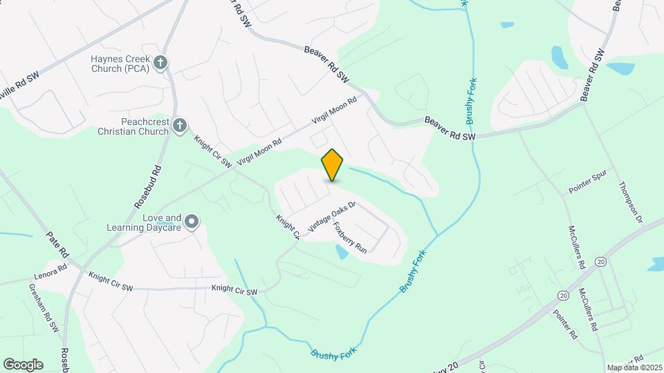 1492 Ewing Farm Dr Mapa y Detalles de la Ubicación