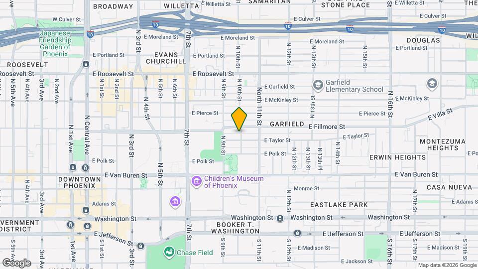 510 N 10th St Map and Location Details